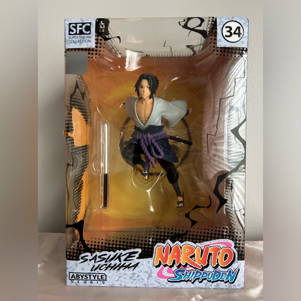 ABYstyle Studio Naruto SASUKE UCHIHA SFC Collectible PVC Figure 7" Sealed box